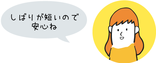 解約期限が短いから安心