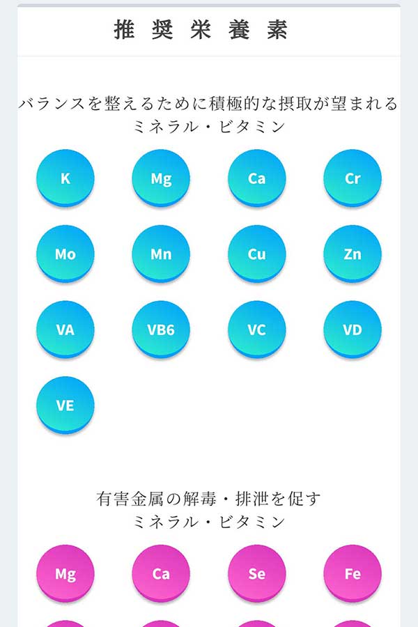 2021年製 毛髪ミネラル検査 必須ミネラル12元素 有害金属5元素 準有害金属3元素 参考ミネラル3元素 その他の金属6元素 